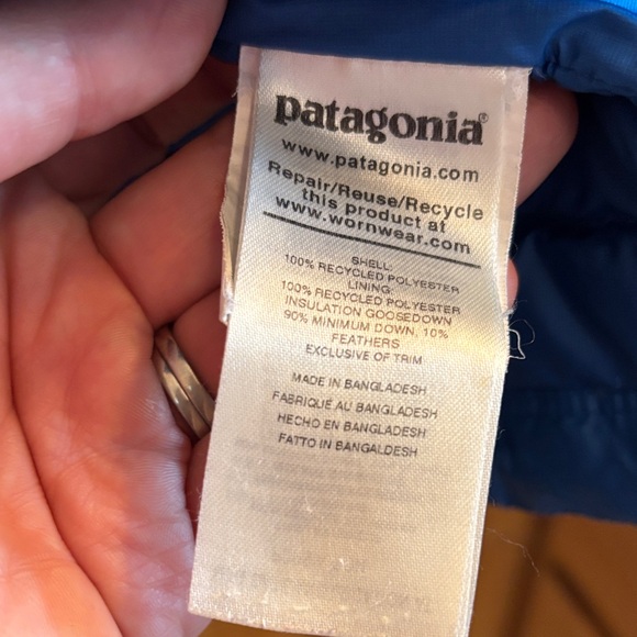 Patagonia Women's Vibrant Blue Down Sweater - Picture 7 of 16